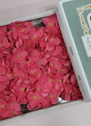 Ярко-розовая мыльная гортензия lux для создания роскошных неувядающих букетов и композиций из мыла