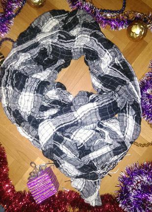 Шарф в клітку