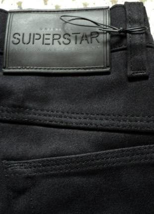 Дешево!фирменные утепленные штаны!бренд superstar jeans.1 фото