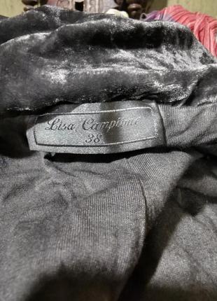 Чудове пальто в стилі бохо lisa campione з вовною оксамитом шовком комбіноване8 фото