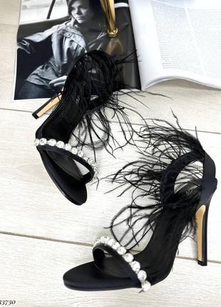 Босоножки, черные босоножки4 фото