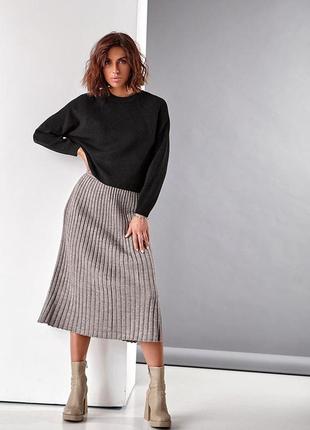 Джемпер жіночий з тонкої пряжі укорочений жіночий бавовняний светр легкий трикотажний светр прямого силуету3 фото