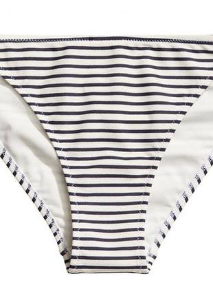 Плавки на підкладці для дівчинки h&m 0456555001-д чорно-білий