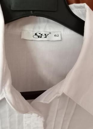 Блузка для девочки с длинным рукавом, производства польщи, sly, размер 152см6 фото