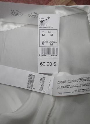 Ніжний повітряний сексуальний халатик intimissimi натуральний шовк розмір м7 фото