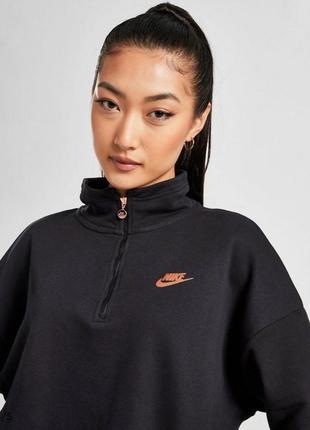 Стильна чорна кофта nike2 фото