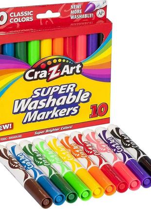 Фломастери cra-z-art змиваються super washable markers 10 шт