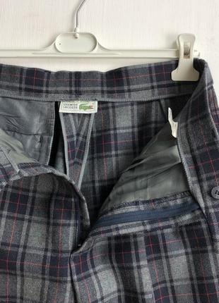 Lacoste vintage мужские шерстяные штаны8 фото
