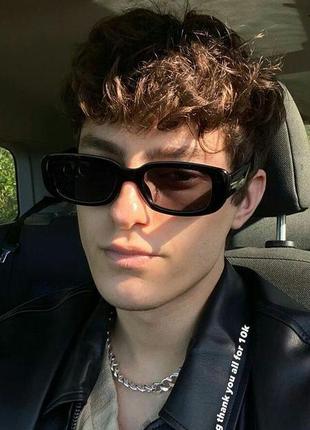 Солнцезащитные очки прямоугольные хит тренд сезона