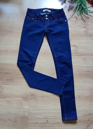 Новые стрейчевые синие джинсы скинни lantis jeans