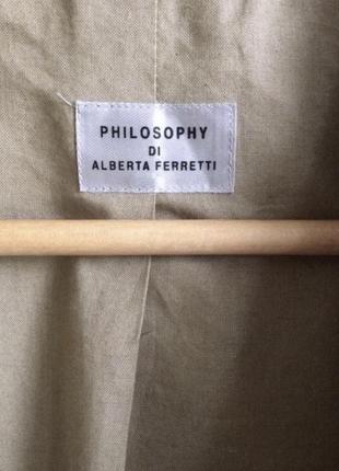 Пиджак курточка лен жакет philosophy di alberta ferretti5 фото