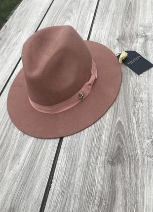 Фетровая шляпка maison scotch & soda шляпа капелюх стильная актуальная тренд