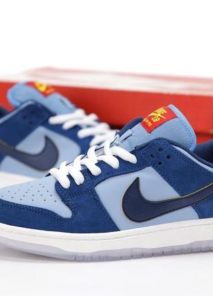 Модні шкіряні кросівки nike sb dunk pro why so sad (36-45)3 фото