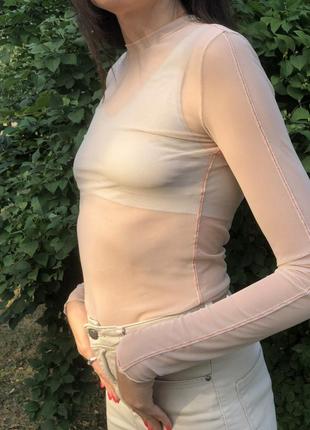 Лонгслив сетка