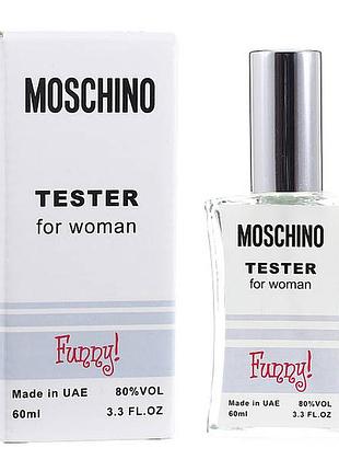 Женский тестер moschino funny, 60 мл
