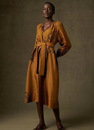 Стильное шелковое платье дорогого французского премиум бренда souer 🔥🔥🔥