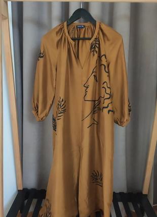 Стильное шелковое платье дорогого французского премиум бренда souer 🔥🔥🔥7 фото