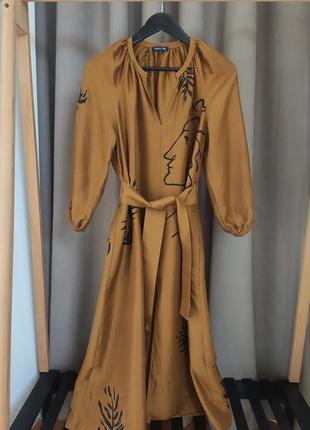 Стильное шелковое платье дорогого французского премиум бренда souer 🔥🔥🔥8 фото