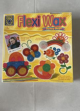 Набор для творчества с восковыми нитями flexi wax