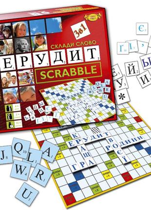 Настільна гра "склади слово. ерудит (scrabble)" mkb0132 від 4-х років