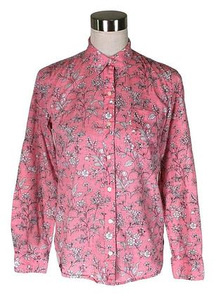 Рубашка розовая с цветами