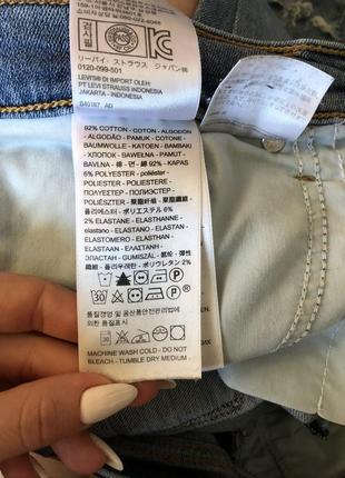 Скини высокие джинсы levis оригинал mom4 фото