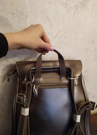 ‼️‼️ классический рюкзак-сумка уценка!6 фото