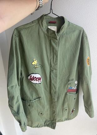 Куртка котонова zara