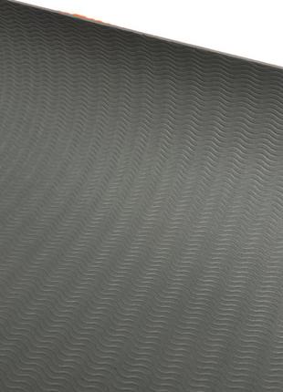 Коврик для йоги и фитнеса tpe 183 х 61 см толщина 4мм (йога мат) wcg m7