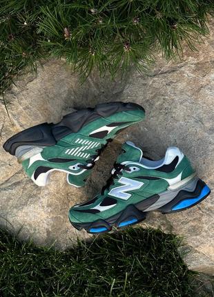 Женские кроссовки new balance 9060 green5 фото