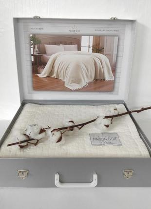 Покрывало maison d'or вафельное my favorite 180x220 ecru