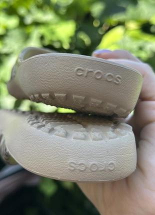 Шлепки, во вьетнамки, кроксы, crocs w7 оригинал5 фото