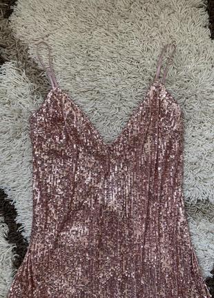 Сукня  пенюар  сарафан vs пайєтки блискітки плаття  рожеве золото