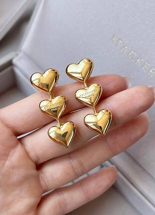 Брендові сережки в стилі balenciaga🔥