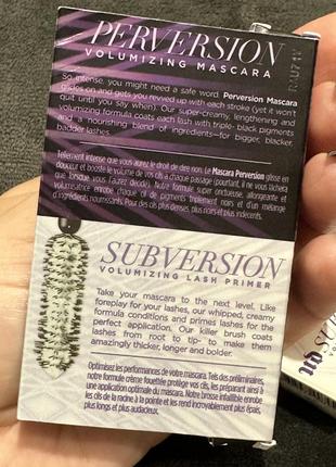 Urban decay perversion mascara & subversion lash primer5 фото