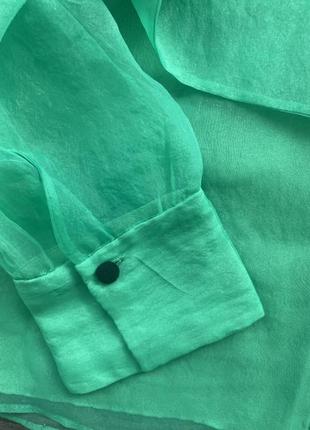Блуза из органзы zara. xl4 фото