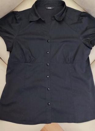 Красивая рубашка блузка большого размера батал рубашка на пуговицах