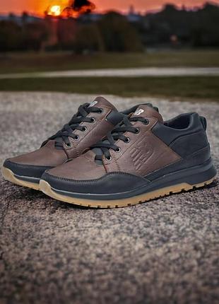 Стильні кросівки чоловічі,чорні,коричневі,демісезонні, весняні,осінні,шкіряні/шкіра-чоловіче взуття