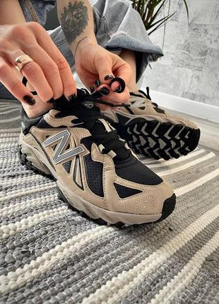 New balance 610 v1 beige black ❤️ 36рр-45рр❤️ кросівки жіночі нью беланс бежеві, кроссовки мужские, чоловічі кросівки, кроссовки женские бежевые