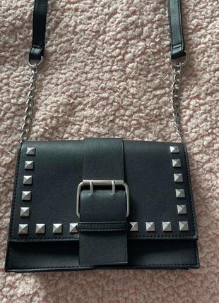 Сумка клатч маленькая черная