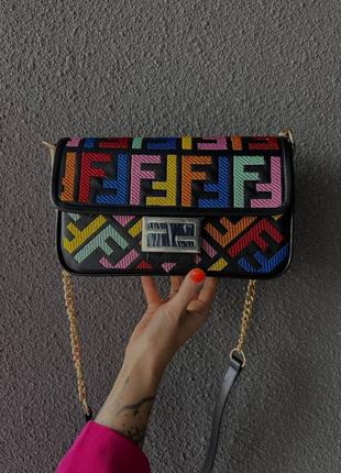 Сумка fendi black colour