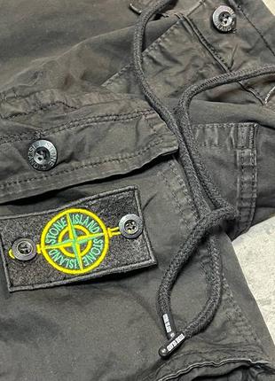 Топовые брюки карго stone island 16, штаны стон айленд4 фото