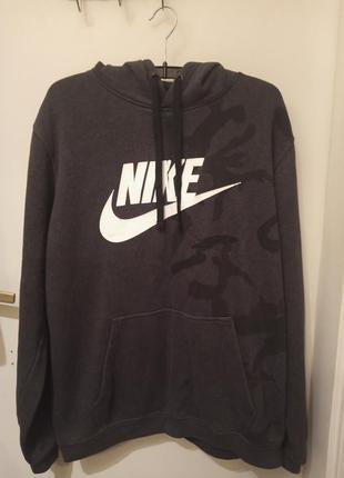 Мужское спортивное худи nike, толстовка nike nsw club hoodie bv2973-010 (оригинал). размер: m1 фото