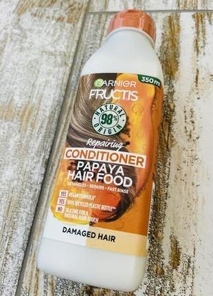 Fructis papaya hair food conditioner кондиціонер для волосся 350мл.