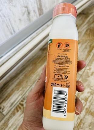 Fructis papaya hair food conditioner кондиционер для волос 350 мл.4 фото