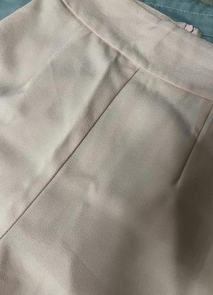 Широкие брюки палаццо брючины прямые4 фото