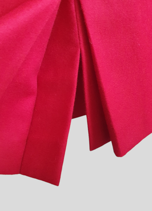 Шерстяная юбка темно- красная прямого  кроя windsmoor, англия.5 фото