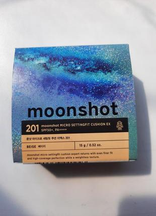 Матирующий стойкий кушон moonshot micro settingfit cushion #201 beige