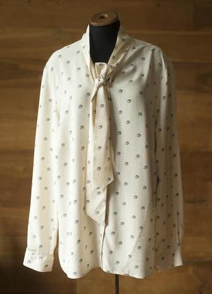 Молочная блузка с ежами женская mona, размер 3xl, 4xl