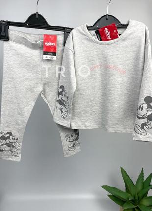 Детский комплект / костюм  леггинсы + лонгслив george